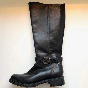 Blondo Tall Leather Waterproof Riding Moto Boots | 7.5